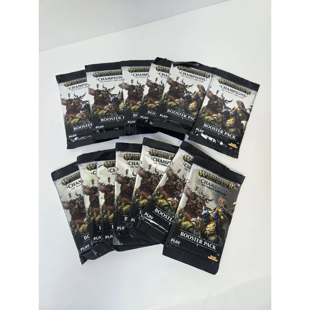 Warhammer Champions‎ trading card game sealed booster pack lot
